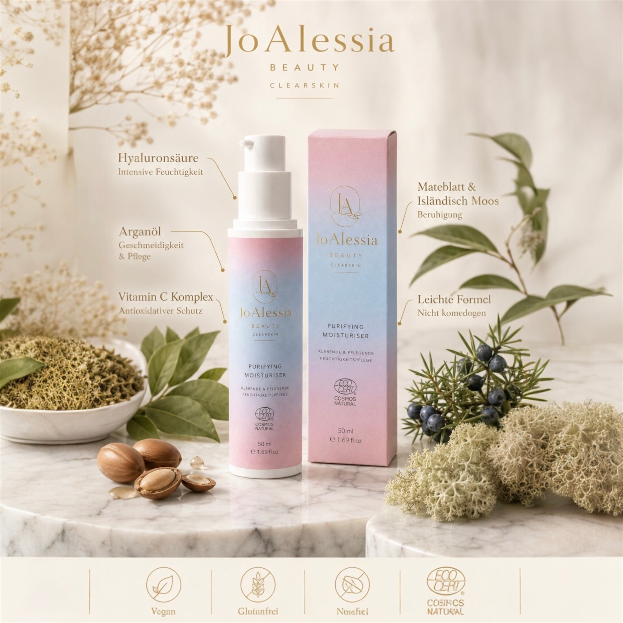 JoAlessia ClearSkin Purifying Moisturiser