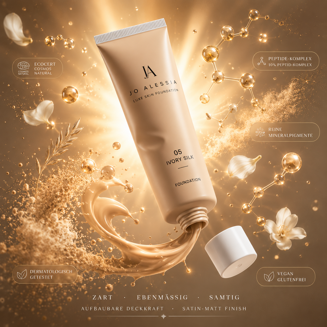 JoAlessia LuxeSkin Peptide Foundation